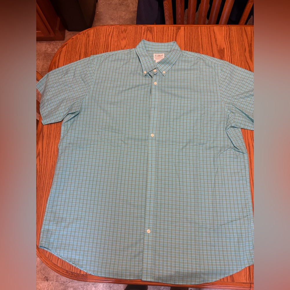 L.L. Bean
Men's Wrinkle-Free Kennebunk Sport Shirt, Traditional Fit Short-Sleeve